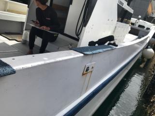 共立レジンクラフト 51f漁船(実寸)