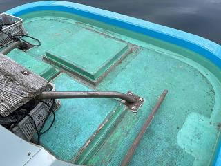ヤンマー えさやり養殖投餌船 マリンクレーン
